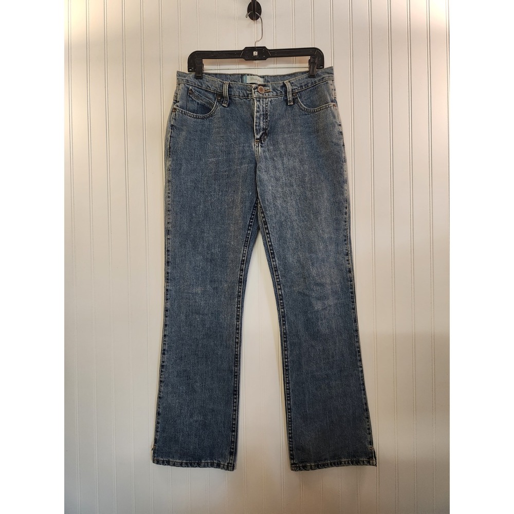 Wrangler Cowgirl Cut Cash Jeans Medium Wash Bootcut Western Denim Blue W35"x32"L
